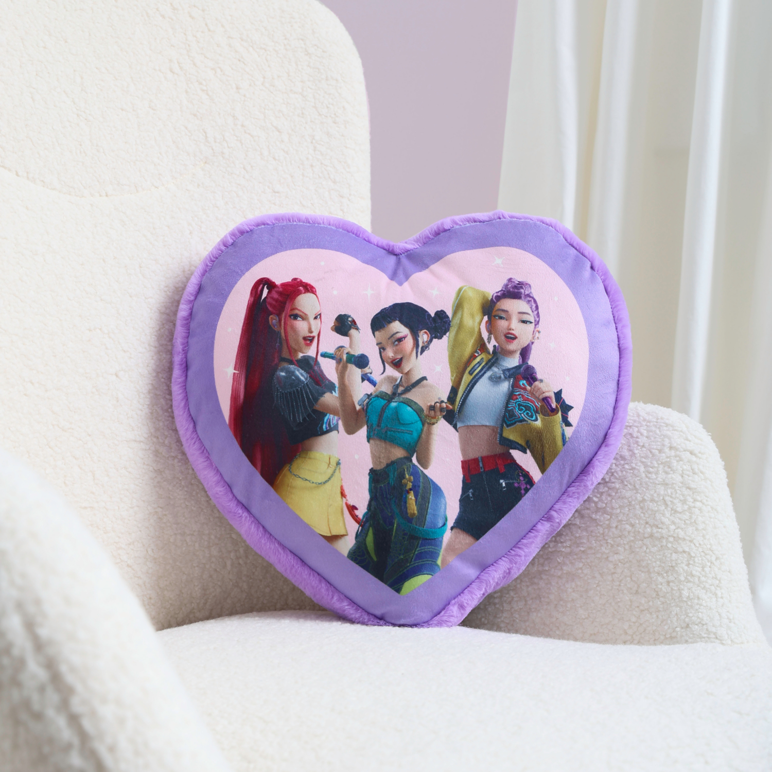 George Purple K Pop Demon Hunters Cushion