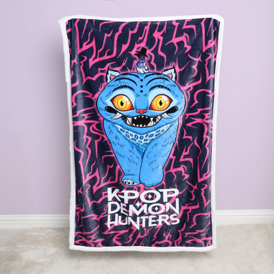 K-Pop Demon Hunters Derpy Sherpa Blanket - 100 x 150cm
