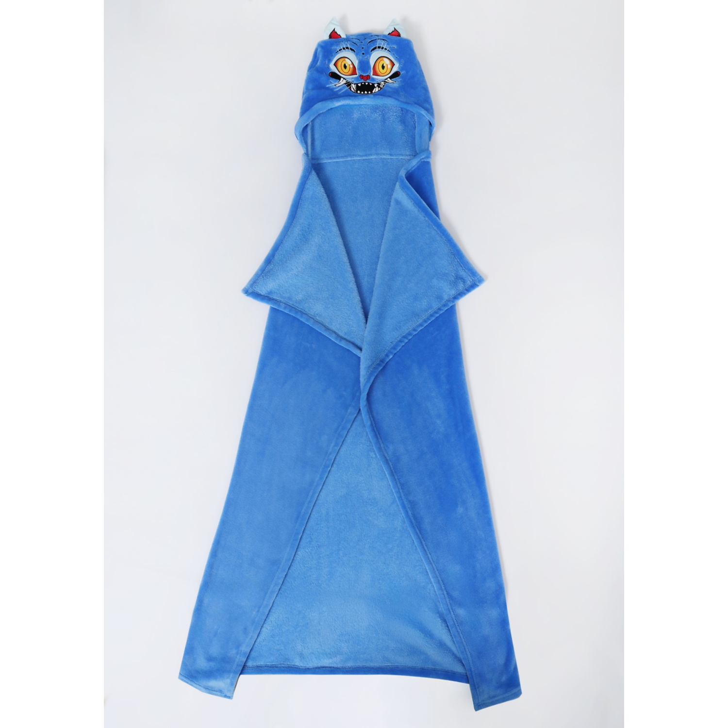 George Blue K-Pop Demon Hunters Derpy Hooded Fleece - 120 X 100Cm