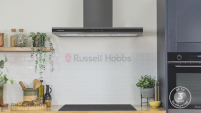 Russell Hobbs RHGCH903DS 90cm Dark Steel Cooker Hood Electricals