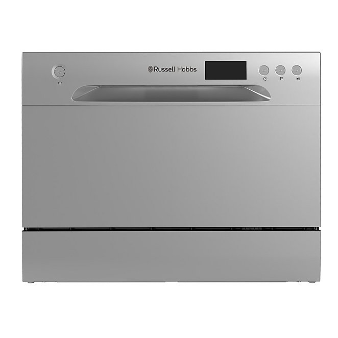 Russell Hobbs RHTTDW6S Table Top Dishwasher in Silver | Home | George ...