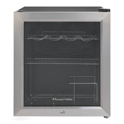 George Russell Hobbs RHGWC3SS-C-LCK 12 Bottle Lockable Wine Cooler, Stainless Steel - Silver