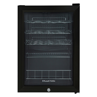 Russell Hobbs Glass Door 62 Litre Drinks & Wine Cooler with Lock RHGWC4B-LCK in Black