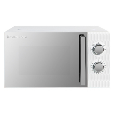 Russell Hobbs Manual Microwave 17 Litre 700W Honeycomb Pattern RHMM715 in White