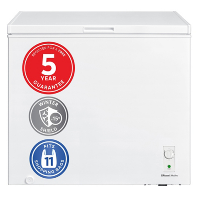 Russell Hobbs RH198CF3003 198L Chest Freezer, White Electricals