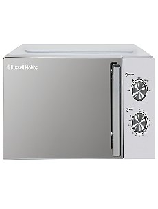 Integrated Timer and Defrost Function Russell Hobbs Honeycomb RHMM715B 17 Litre 700W Black Solo Manual Microwave with 5 Power Levels 