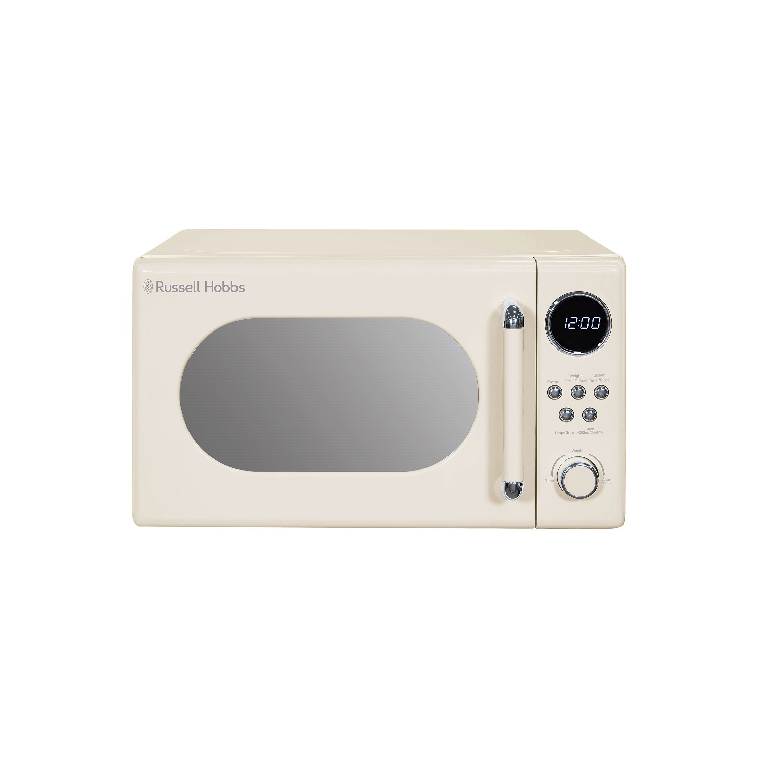 Russell Hobbs Retro Solo Microwave - Cream Digital 20L 800W - RHM2044C - Image 12