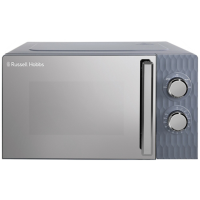 Russell Hobbs Manual Microwave 17 Litre 700W Honeycomb Pattern RHMM715 in Grey