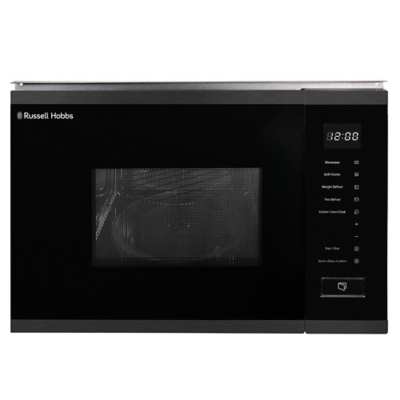 Russell Hobbs - Built in Digital Microwave Grill 20L Dark Steel RHBM2002DS - Black