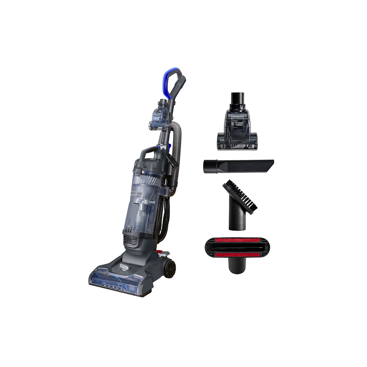 Russell Hobbs Grey Rhuv7001 Upright Vacuum & Blue