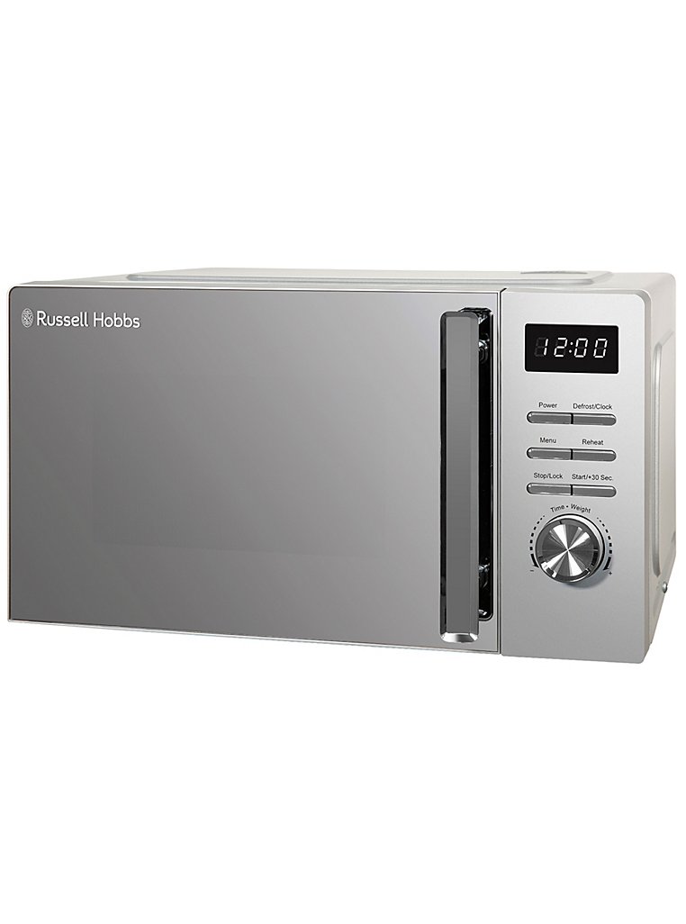 Russell Hobbs 20 L Silver Digital Microwave with Buckingham Quiet
