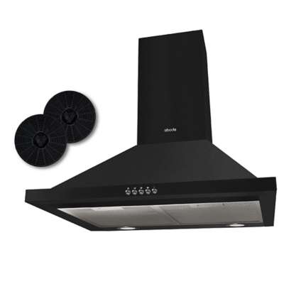 George Abode ASCH6031B 60cm Chimney Cooker Hood - Black