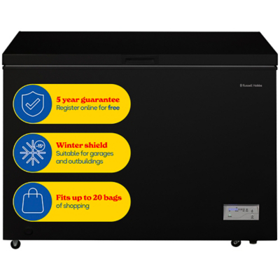 Russell Hobbs RH300CF201B Chest Freezer - Black - E Rated