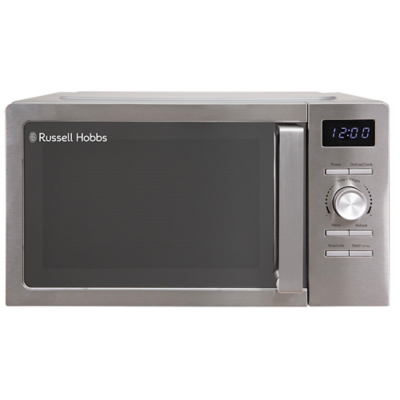 Russell Hobbs RHMD828SS 20 Litre 26cm High, Freestanding Small Standard Microwave Oven - Stainless Steel
