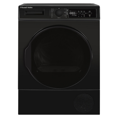 George Russell Hobbs RH8HPTD1E12B 8kg Dryer - Black