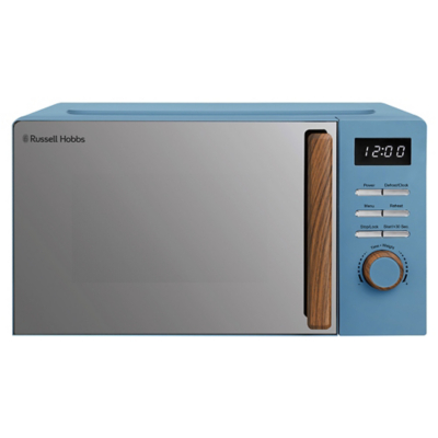 George Blue Russell Hobbs20L Compact Scandi Digital Microwave - Blue