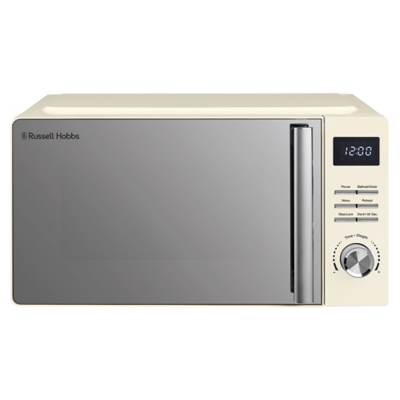 George Cream Russell Hobbs 20L Digital Microwave - Cream
