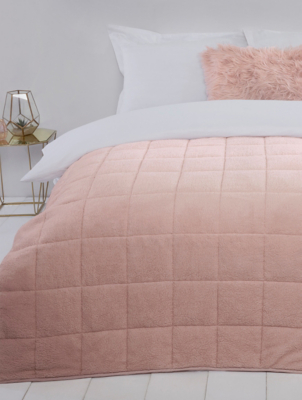 Sleepdown Teddy Weighted Throw 6KG Home at ASDA