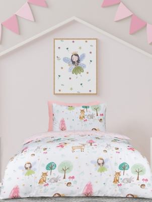 Sleepdown Woodland Fairy Duvet Set Home at ASDA