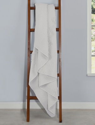 Sleepdown Zig Zag Bedspread Home at ASDA