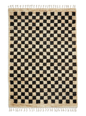 Think Rugs Natural Hemp Checkered Rug | Home | George at ASDA