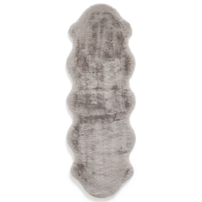 Think Rugs Super Teddy Silver Sheepskin 060 x 180cm Polyester Plain Shaggy Double Sheepskin, Green
