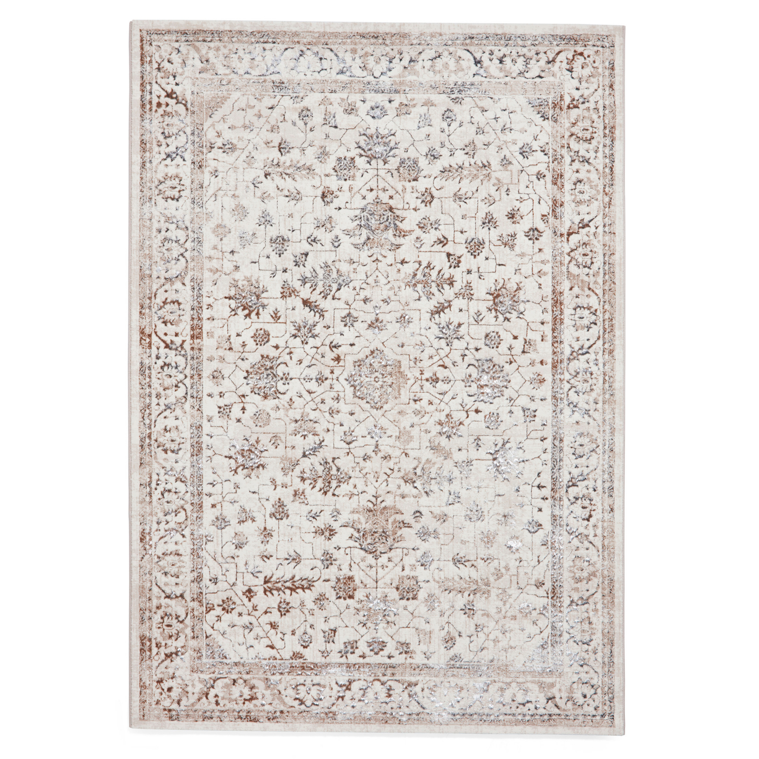 George Silver Think Rugs Creation Traditional Rug