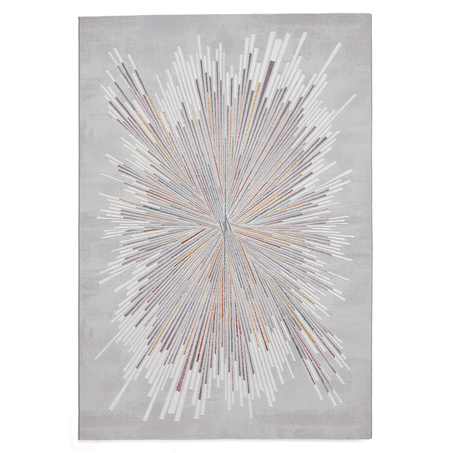 George Pink Think Rugs Creation Textured Soft Rug