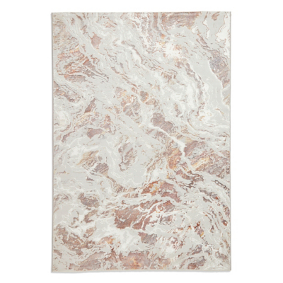 George Pink Think Rugs Creation Soft Marbled Rug Extra Large