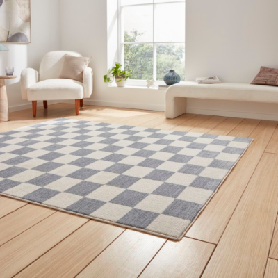 Think Rugs Baltimore Grey Rectangle 160 x 220cm Polyester Modern 66618, Grey