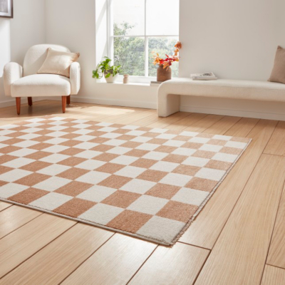 Think Rugs Baltimore Walnut Rectangle 080 x 150cm Polyester Modern 66618, Brown