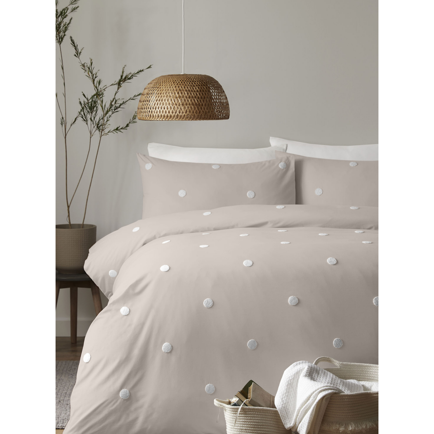 Apple Linen Appletree Dot Garden Duvet Cover Set