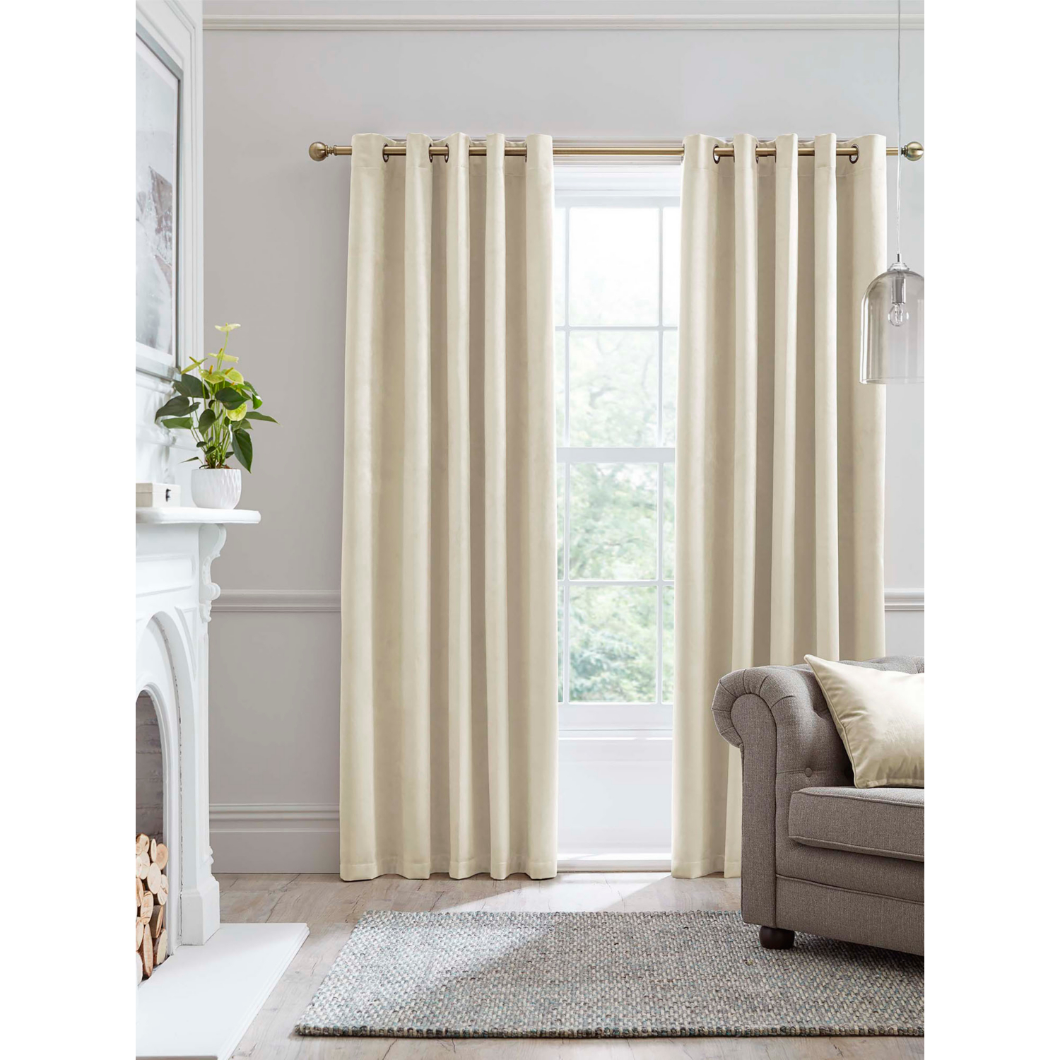 George Ivory Laurence Llewelyn-Bowen Montrose Eyelet Curtains