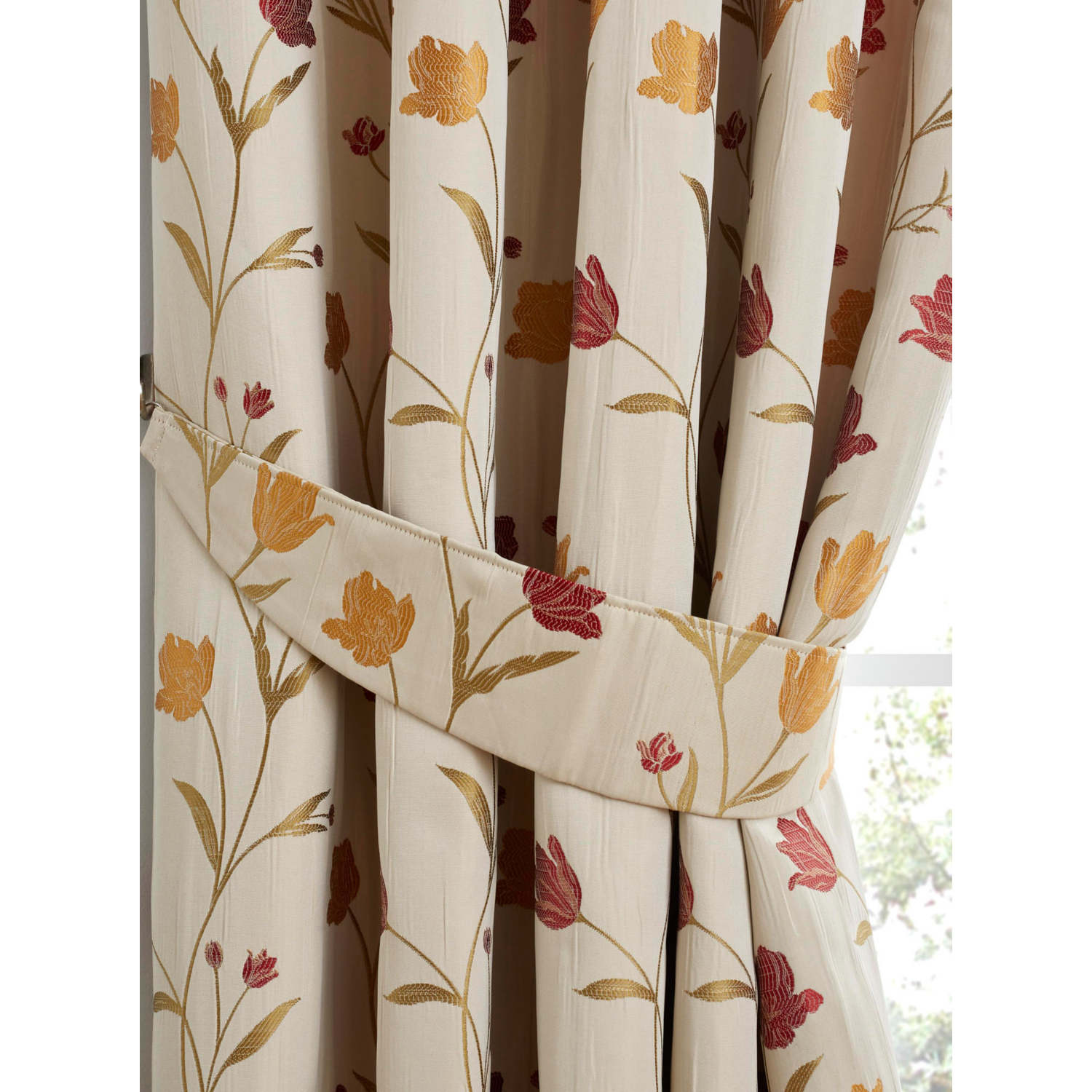 George Red Curtina Juliette Curtain Tiebacks