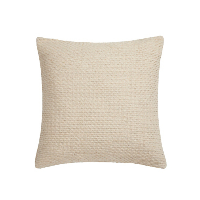 Hayden Cream Cotton Cushion (43cm x 43cm) - One Size / Cream