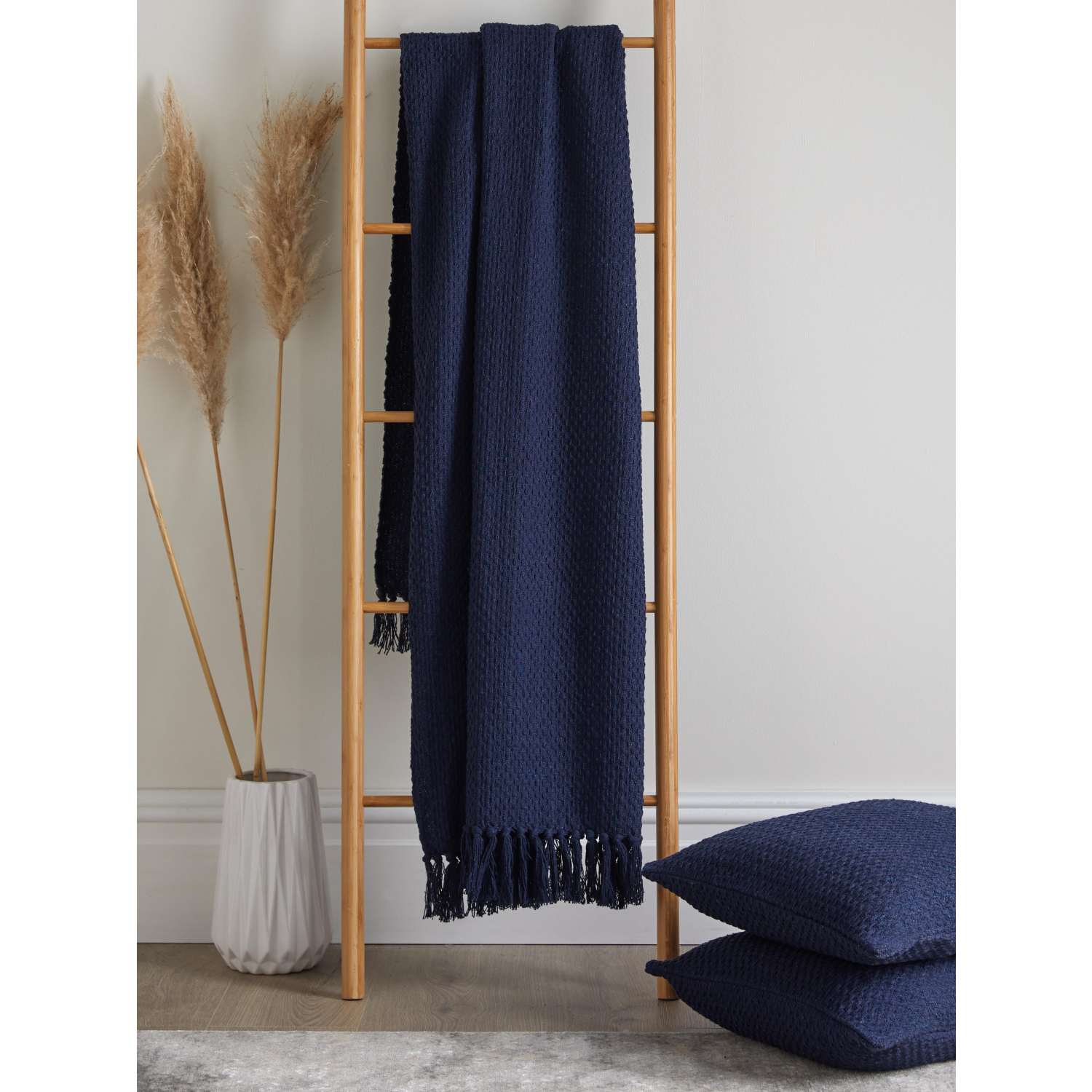 George Navy Drift Home Hayden Throw - 200Cm X 200Cm