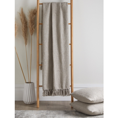 George Unisex Natural Drift Home Hayden Throw - X 180Cm 130Cm