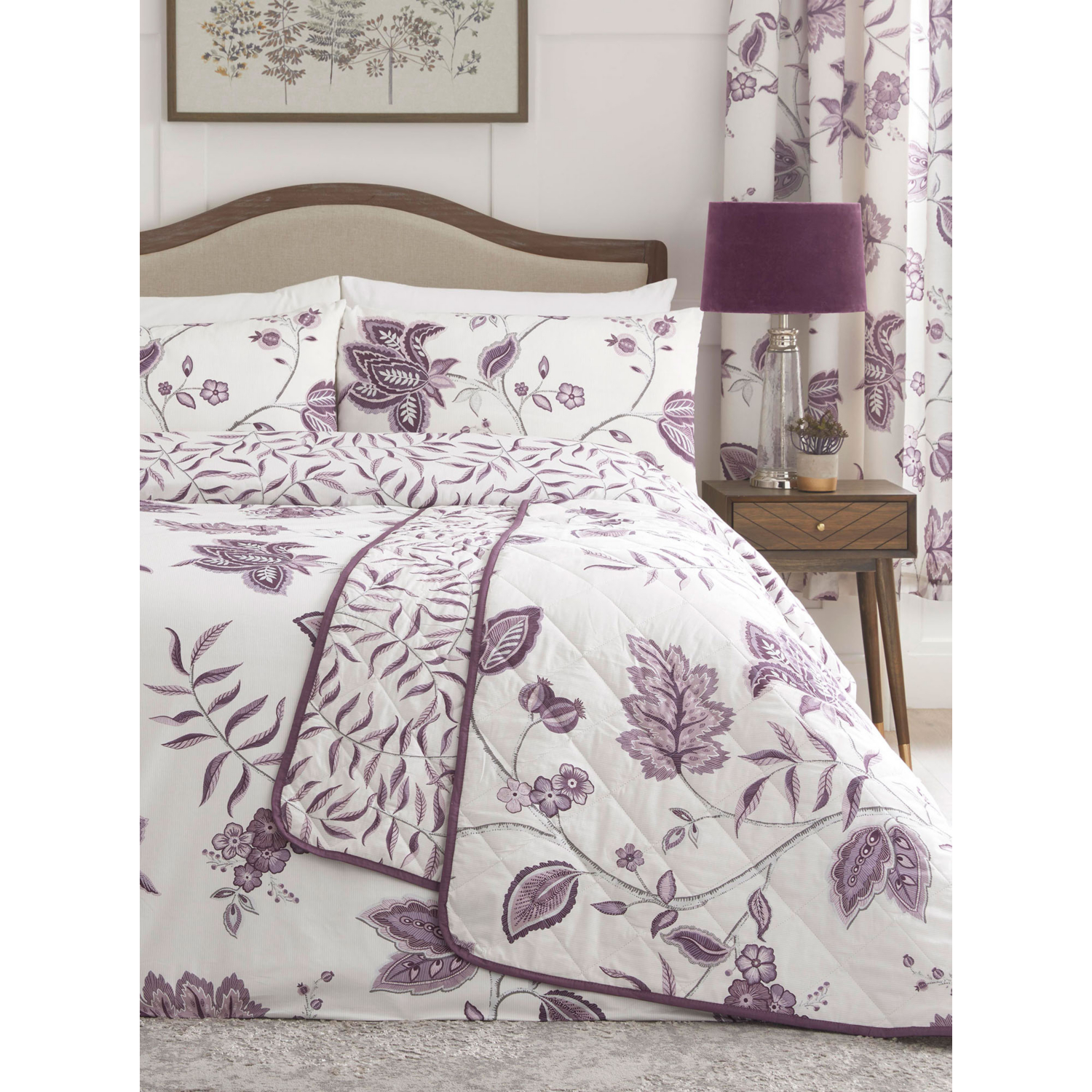 Plum D&D Samira Floral Duvet Cover Set
