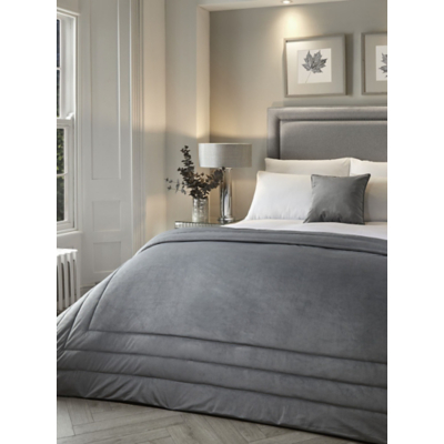 George Unisex Slate Blue Soiree Slate Melanie Bedspread - X 150Cm 220Cm