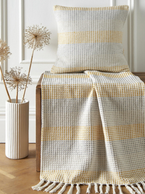 Appletree Ochre Reva Filled Cushion Home at ASDA