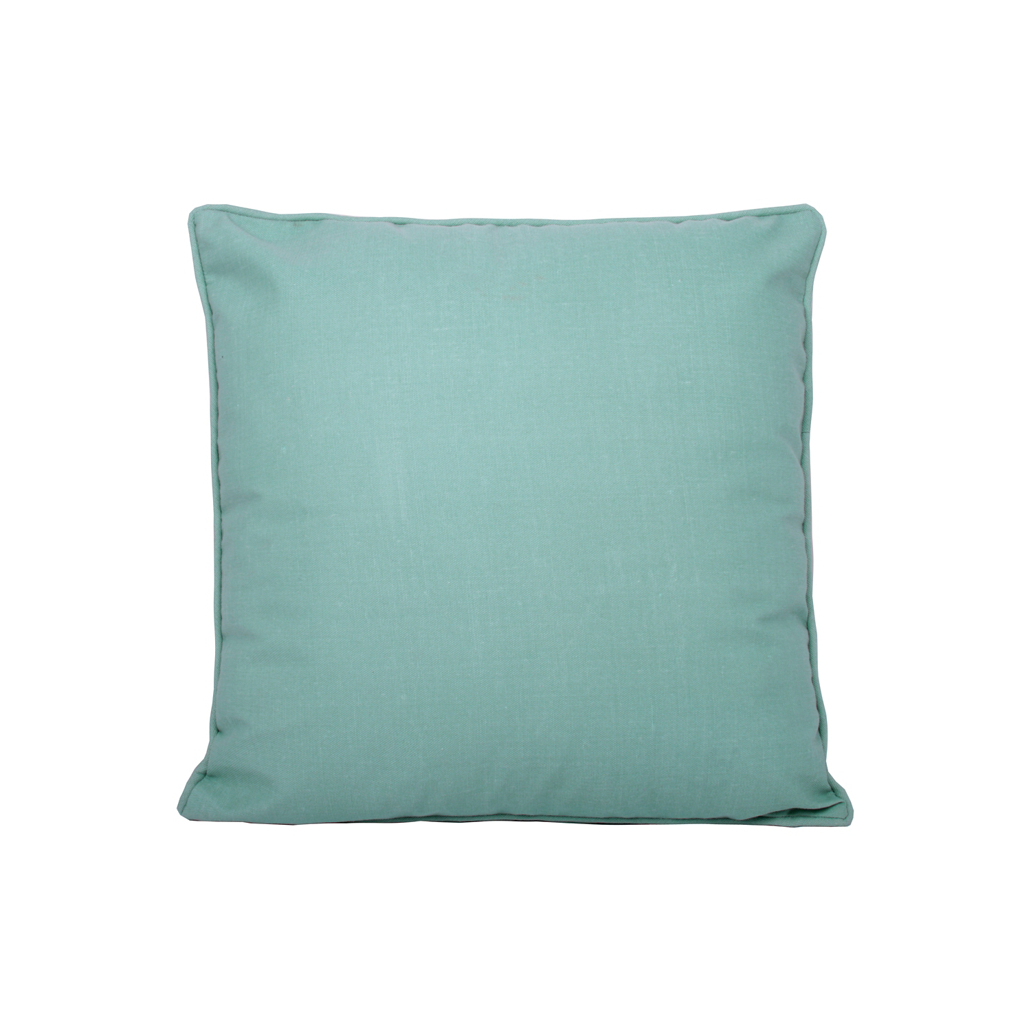 Fusion Teal Outdoor Cushion 43 x 43cm – UV & Water Resistant – 100% Cotton – Piped Edge – Filling Included – Garden Scatter Cushion with Cover & Insert – Patio Furniture Accessory - Image 3