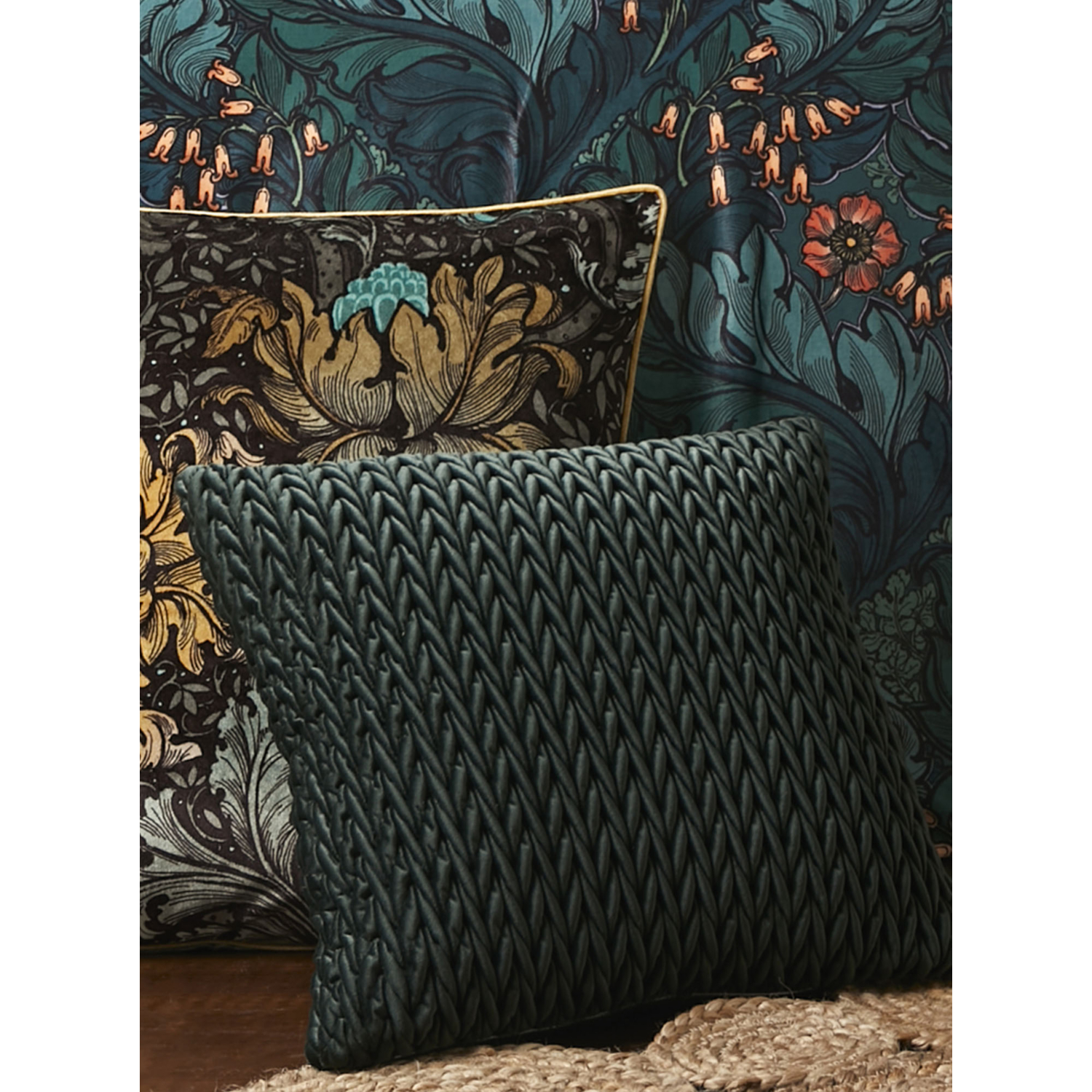 George Bottle Green Laurence Llewelyn-Bowen Amory Cushion