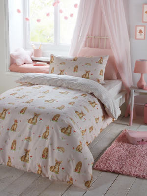 Bedlam Woodland Friends Duvet Cover Set In Pink | Home | George At ASDA