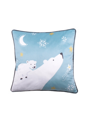 Fusion Christmas Starry Night Filled Cushion Home at ASDA