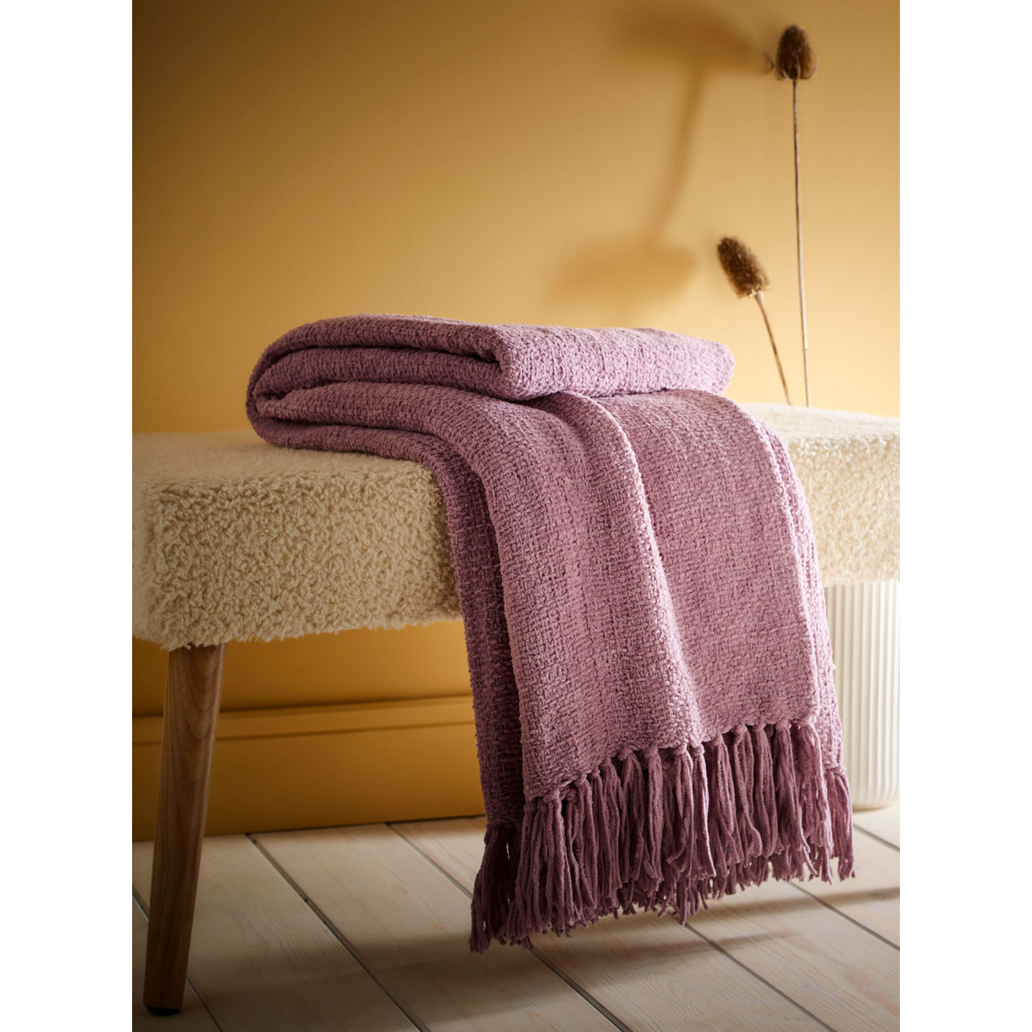 Apple Heather Appletree Chenille Throw - 130Cm X 180Cm