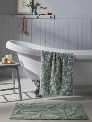 Dreams & Drapes Badematte Sandringham – 100% Baumwolle, 50x80 Cm, Mit Rutschfester Unterseite