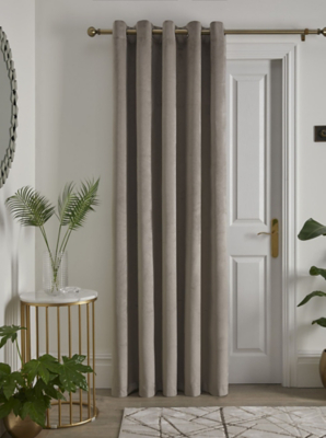 Laurence Llewelyn-Bowen Linen Montrose Single Panel Eyelet Door Curtain