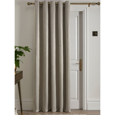 Strata Unisex Natural Fusion Single Eyelet Door Curtain