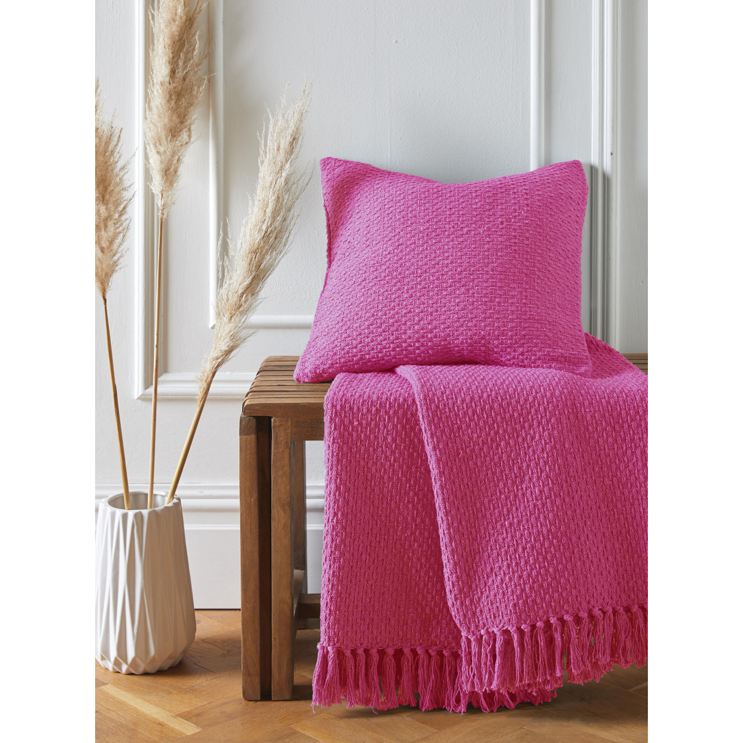 George Pink Drift Hayden Filled Cushion - Image 3
