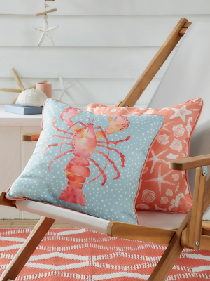 Fusion Lobster Outdoor Filled Cushion Home George at ASDA